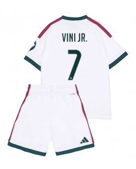 Billige Fotballdrakt Real Madrid Vinicius Junior #7 Replika Hjemmedraktsett Barn 2026-27 Kortermet (med bukser)